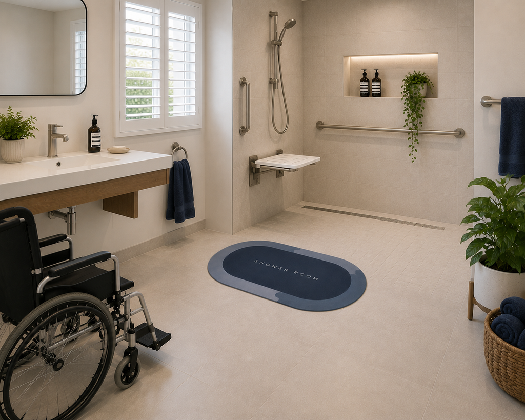 Absorbent Non-Slip Bathroom Mat