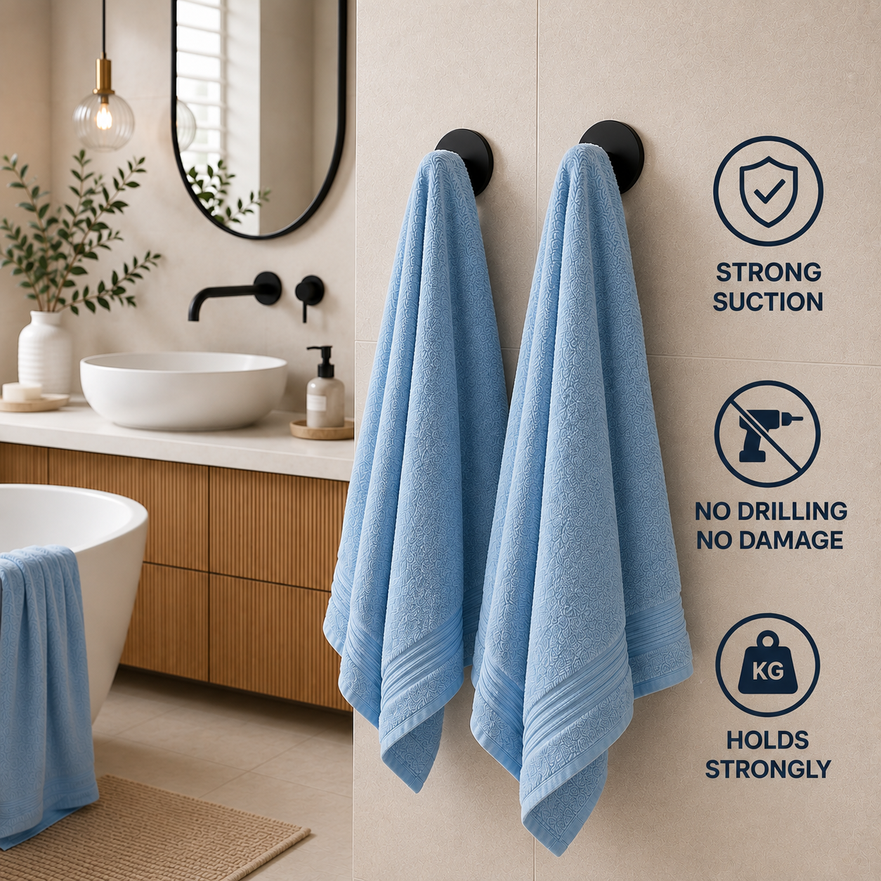 Tidy Hook - Versatile Suction Wall Hook